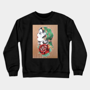 Gypsy Girl Tattoo Design Crewneck Sweatshirt